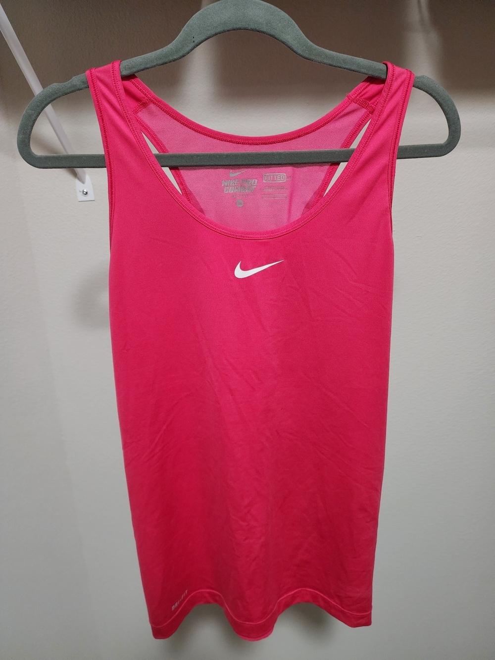 Nike Women's Hot Pink Dri-FIT Racerback Tank